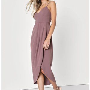 Lulu's "Reinette" Midi Dress, NWT